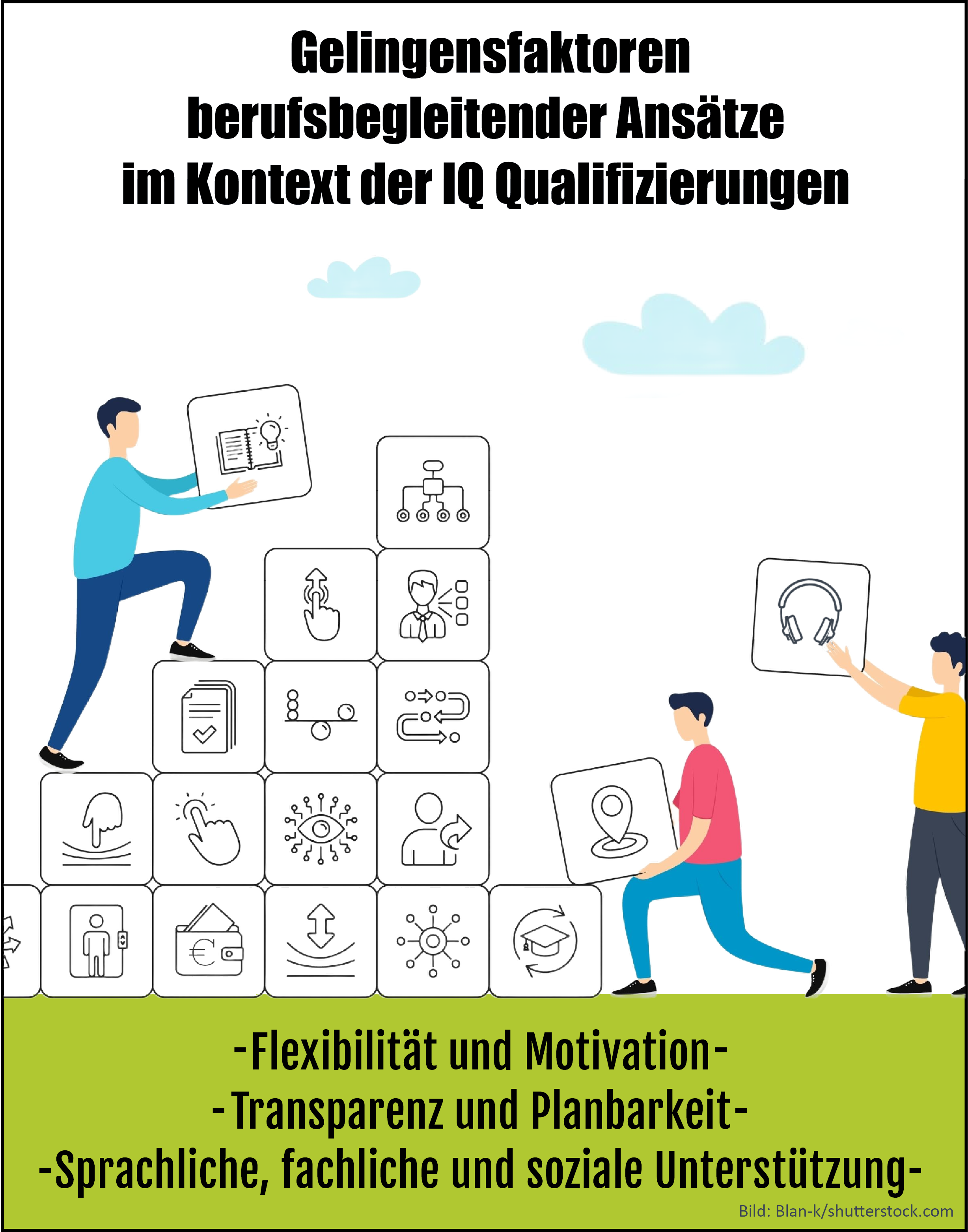 Bild zu PraxisParade Nummer 5: Gelingensfaktoren berufsbegleitender Ansätze im Kontext der IQ Qualifizierungen