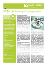 IQ Good Practice-Beispiel "Digitales Beratungskonzept HANNA"