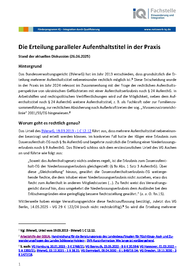 Cover der Arbeitshilfe