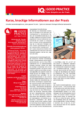 IQ Good Practice-Beispiel "Virtuelles Veranstaltungsformat ,Schon gewusst? IQ Zeit…'"