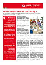 IQ Good Practice Trainingskonzept "Visualisierung im Beratungsgespräch"