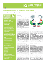 IQ Good Practice-Beispiel "AQB Mindeststandards"