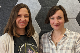 Porträtfoto von Tatjana Erfurt und Olesia Hausmann