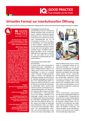 IQ Good Practice-Beispiel "NIKO Online-Reihe für Kommunen"