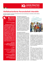 IQ Good Practice-Beispiel "Interaktiver Onlinekurs ,Vielfaltsorientierte Personalarbeit'"