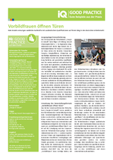 IQ Good Practice-Beispiel "Veranstaltungsformat ,Vorbildfrauen öffnen Türen`"