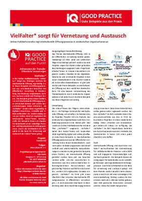 IQ Good Practice-Beispiel "VielFalter*"