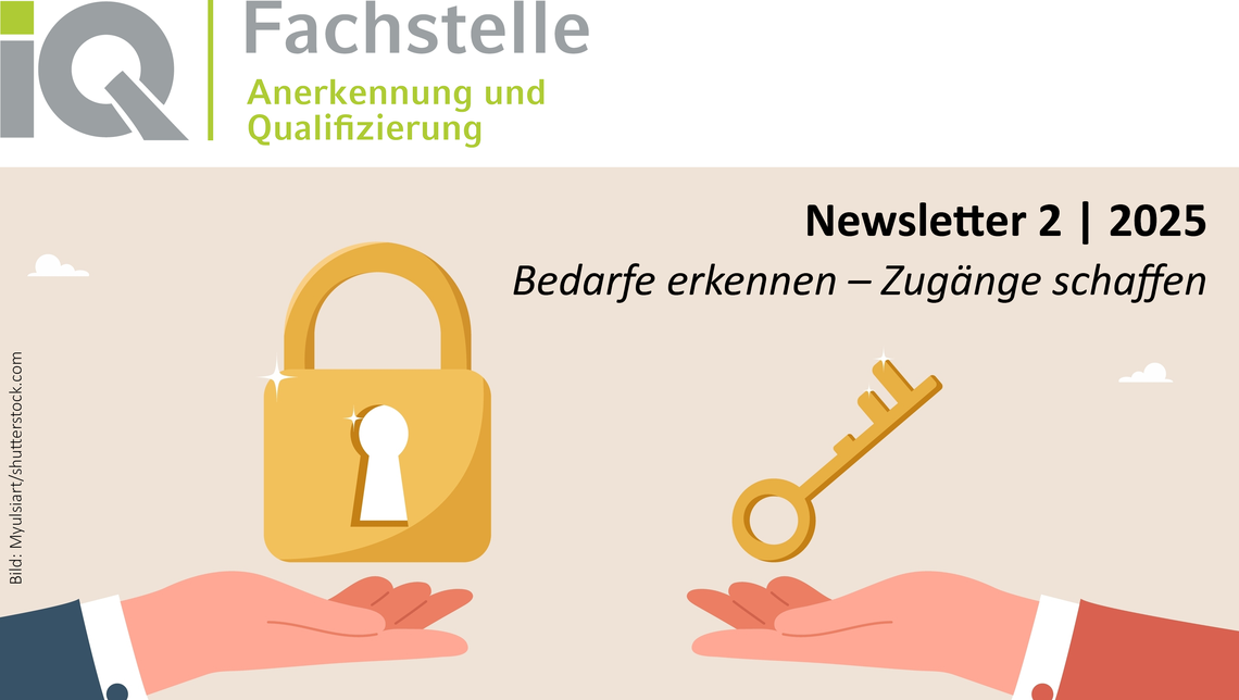 Newsletter 2 im Jahr 2025: Eine Hand hält ein Schloss, deine andere den passenden Schlüssel.